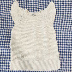 Flutter-Sleeve Sweater Tank